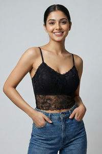 Zivame Double Layered Non Wired 3/4th Coverage Bralette - Tap Shoe — thumbnail 1